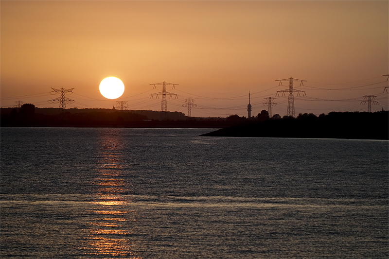 Sonnenuntergang Holland 6 - 2013 _SAM_1735 als Smart-Objekt-1 Kopie.jpg - Sonnenuntergang vom Liegestuhl aus